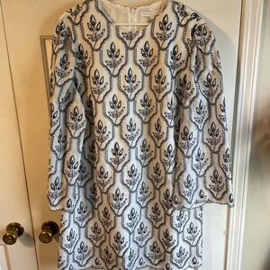 Womens Preston and York White and Black dress, size 18. New with tags.